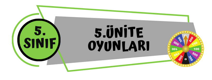 5.Sınıf Sosyal Bilgiler 5.Ünite Oyunları