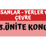 7.Sınıf Sosyal Bilgiler 3.Tema Konu Özeti