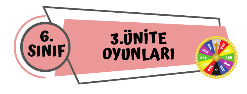 6.Sınıf Sosyal Bilgiler 3.Ünite Oyunları