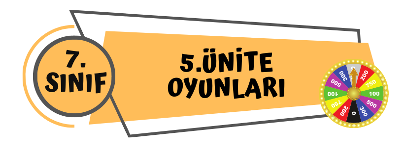 7.Sınıf Sosyal Bilgiler 5.Ünite Oyunları