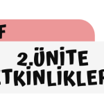 7.Sınıf 3.Ünite Etkinlikleri