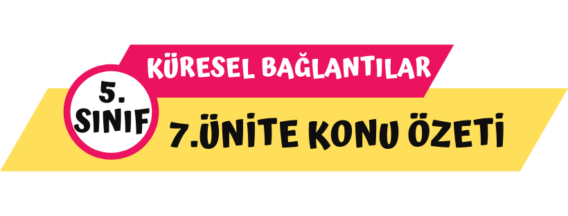 5.Sınıf Sosyal Bilgiler 7.Ünite Konu Özeti