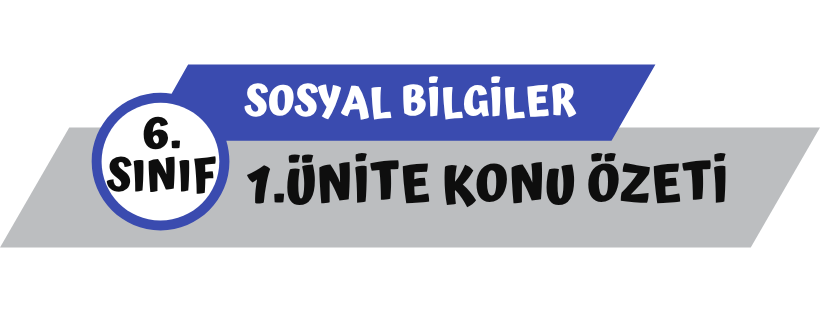 6.Sınıf Sosyal Bilgiler 1.Ünite Konu Özeti