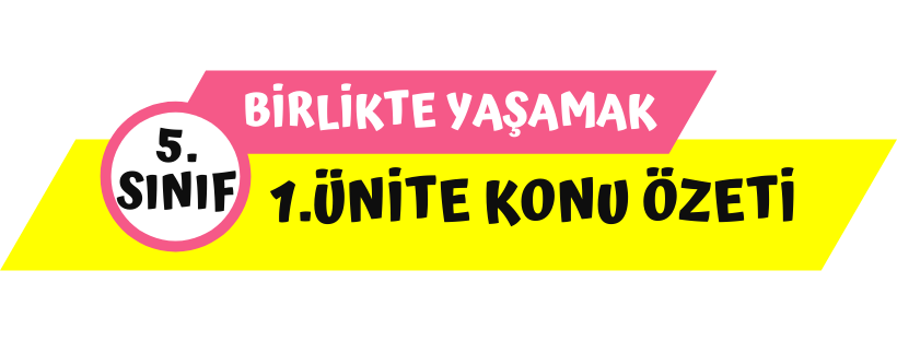 5.Sınıf Sosyal Bilgiler 1.Ünite Konu Özeti