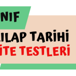 8.Sınıf 6.ünite Konu Testi
