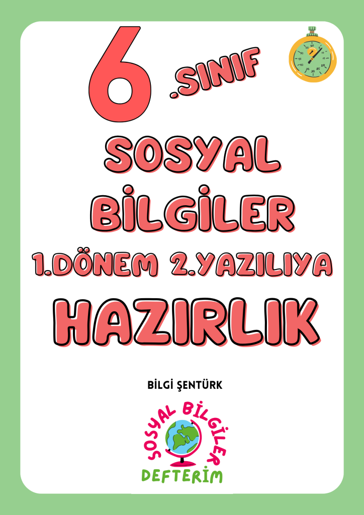 6.SINIF 1.DÖNEM 2. YAZILIYA HAZIRLIK