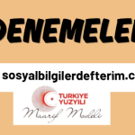 Sosyal Bilgiler Branş Denemeleri