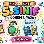 2026-2027 6.sınıf 1.dönem 1. yazılı tüm ana dersler pdf